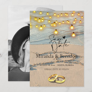 Beautiful Florida beach, bright and your picture I Invitation