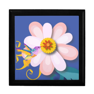 Beautiful flower and Humming bird Mother's Day Gift Box