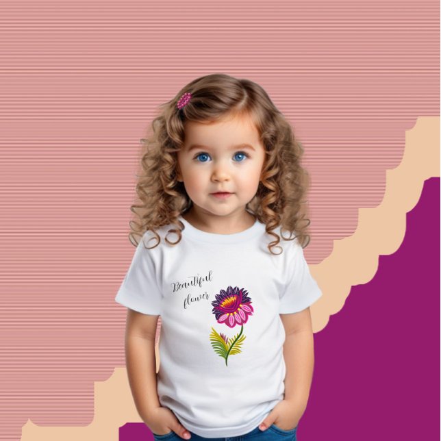 Beautiful flower baby T-Shirt (Creator Uploaded)