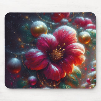 Beautiful Flower Bloom on Desktop/Laptop Computer Mouse Pad
