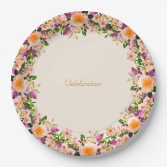Beautiful flower crown  wreath on sand beige
