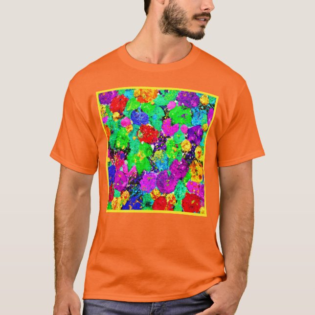  Beautiful Flower Design. Buy Now T-Shirt (Front)