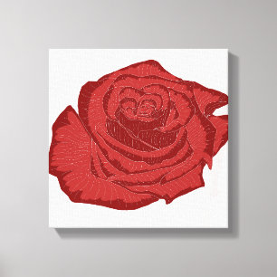 Beautiful Flower Design Rose No. 1 Canvas Print