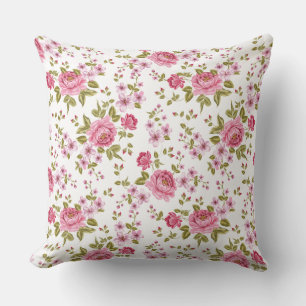 Beautiful Flower elegant design Throw Pillow