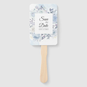 Beautiful Flower for Special Wedding Favors Hand Fan