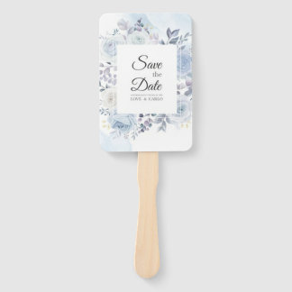 Beautiful Flower for Special Wedding Favors Hand Fan
