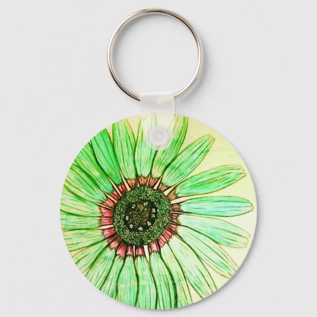 Beautiful Flower Keychain (Front)