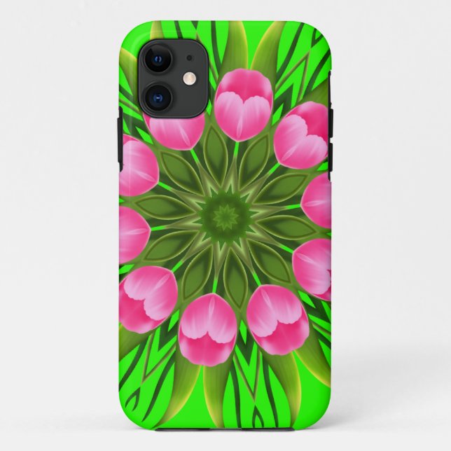 Beautiful Flower Mandala Design-79358 Case-Mate iPhone Case (Back)