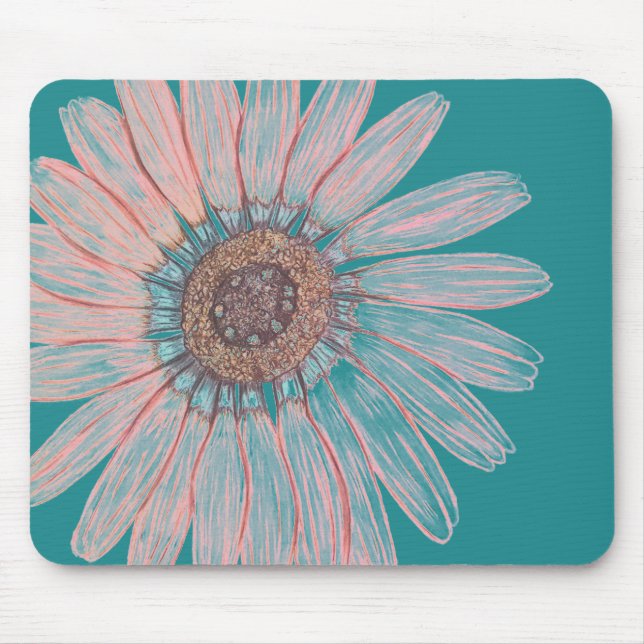 Beautiful Flower Mousepad (Front)