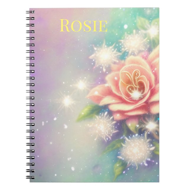 Beautiful flower notebook (Front)