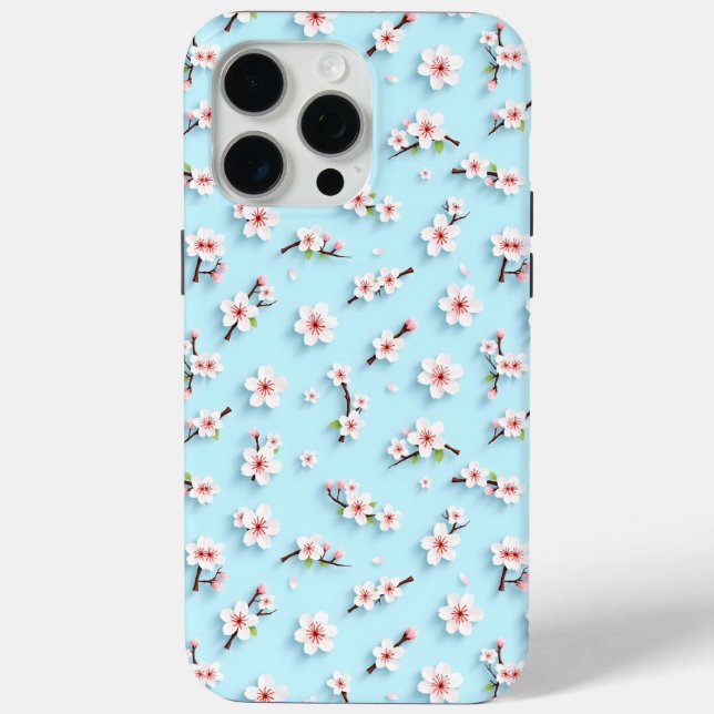 Beautiful Flower Pattern Case-Mate iPhone Case (Back)