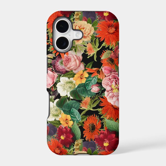 Beautiful flower pattern  iphone case (Back)