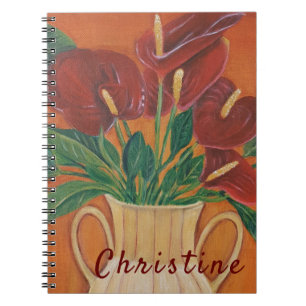 Beautiful Flower Personalised    Notebook