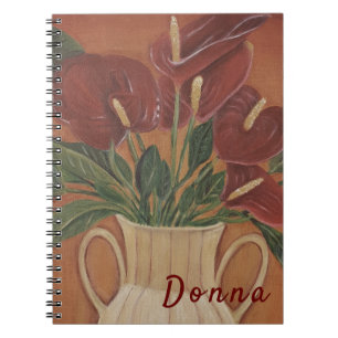 Beautiful Flower Personalized    Notebook