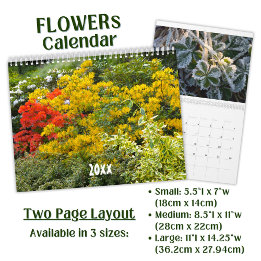 Beautiful Flower Photography  Calendar