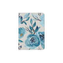 Beautiful Flower Rose Design Passport Cover
