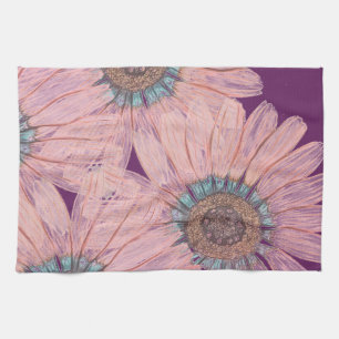 Beautiful Flower TeaTowels Tea Towel