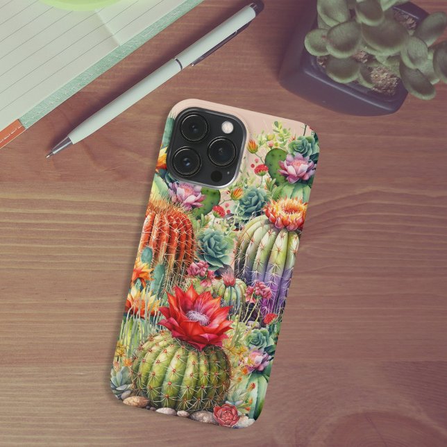 Beautiful Flowering Cacti iPhone Case (Creator Uploaded)