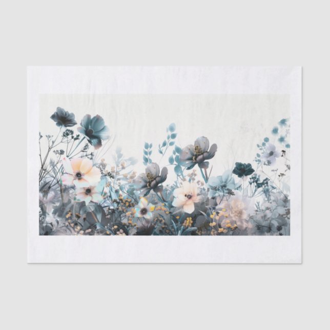 Beautiful Flowers17 Tissue Paper (Front)