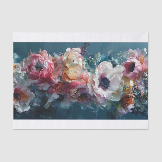 Beautiful Flowers1 Tissue Paper (Front)