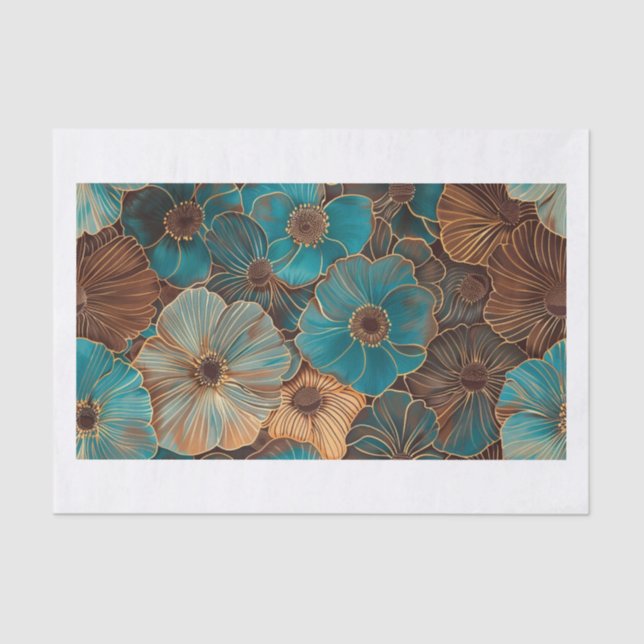 Beautiful Flowers27 Tissue Paper (Front)