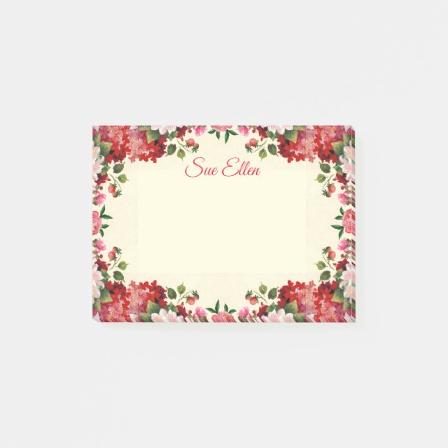 Beautiful Flowers 402 Notes (Front)
