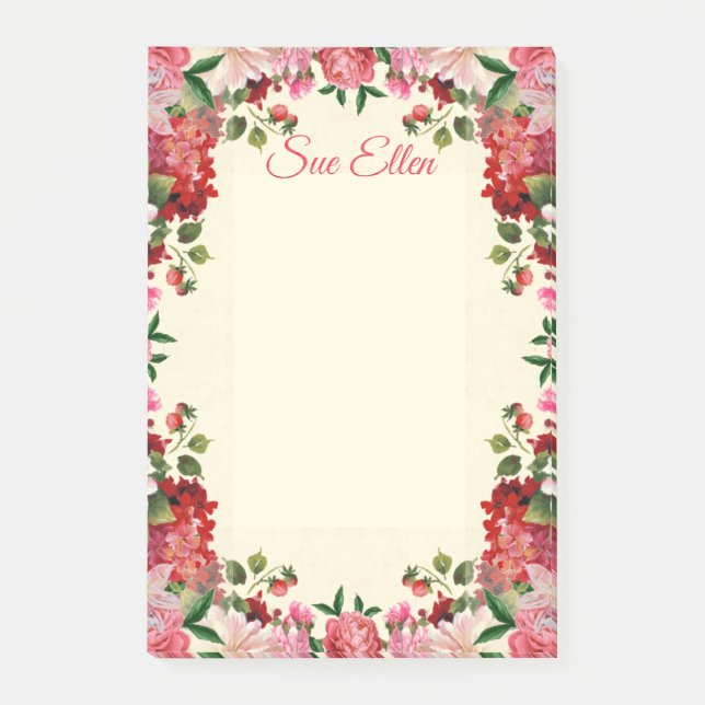 Beautiful Flowers 402 Notes (Front)