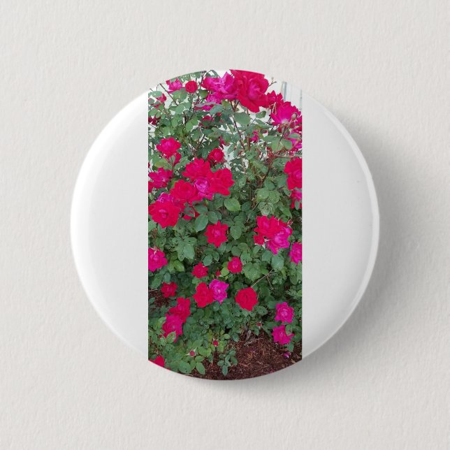 Beautiful Flowers Button (Front)