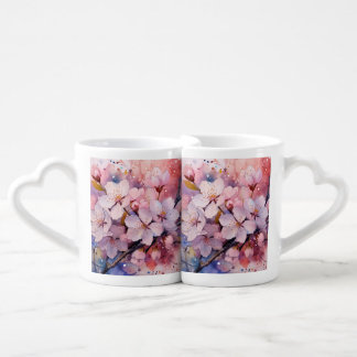 Beautiful Flowers Coffee Mug Set