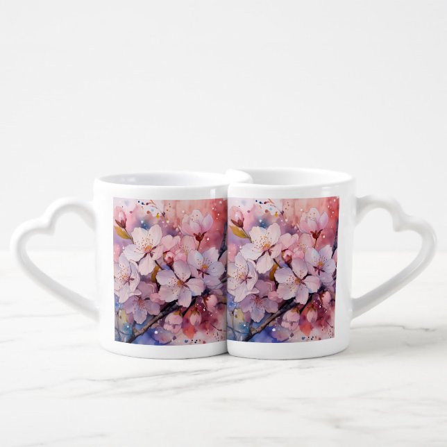 Beautiful Flowers  Coffee Mug Set (Front Nesting)