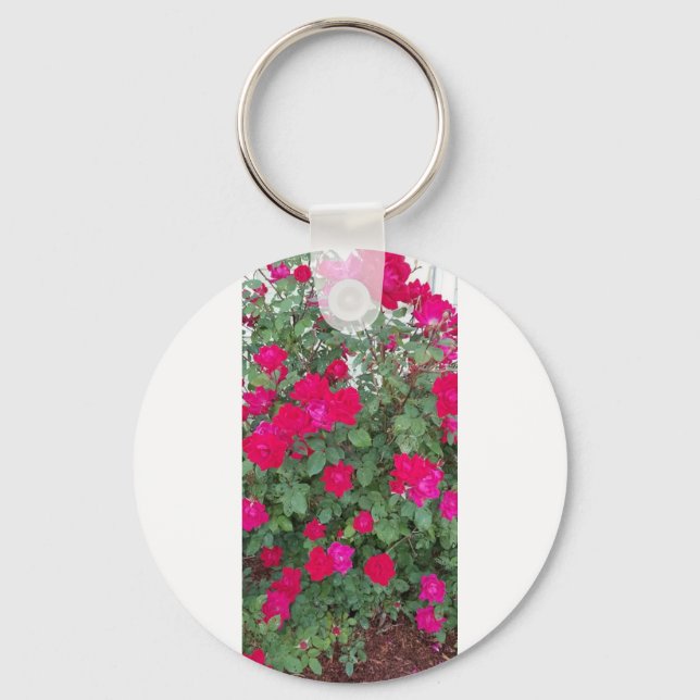 Beautiful Flowers Keychain (Front)