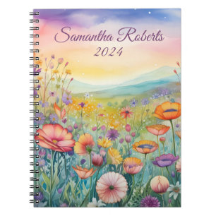 Beautiful Flowers Landscape Notebook