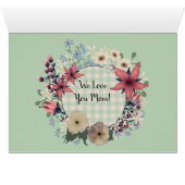 Beautiful Flowers | Mother's Day For Mom (Inside Horizontal (Bottom))