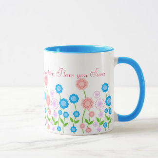 Beautiful flowers mug for daughter