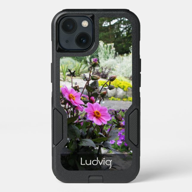 Beautiful Flowers Park Photo any Text Otterbox iPhone Case (Back)