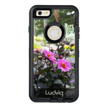 Beautiful Flowers Park Photo Any Text Otterbox Defender Iphone Case by KreaturFlora at Zazzle