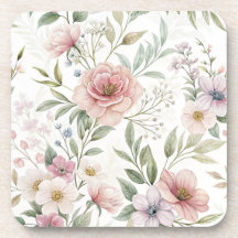 Beautiful Flowers Pink Pattern