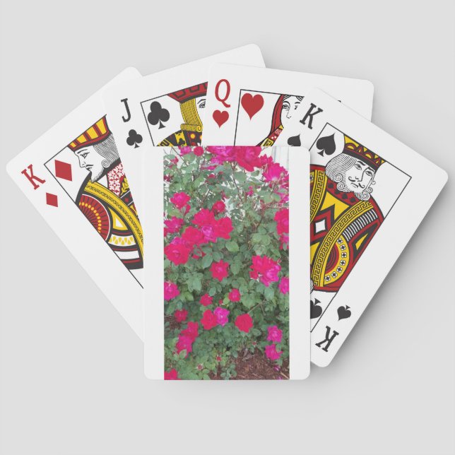 Beautiful Flowers Poker Cards (Back)