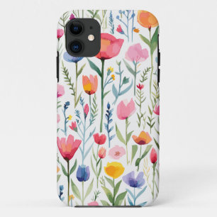 Beautiful flowers, poppies iPhone 11 case