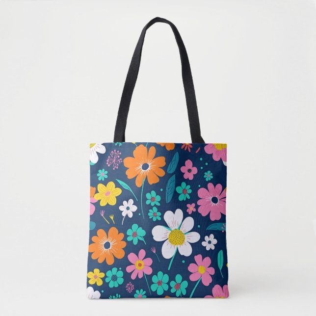 Beautiful Flowers Shoulder  Tote Bag (Front)