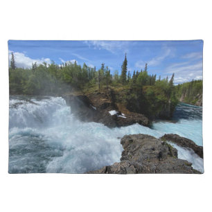 Beautiful Flowing Alaskan Stream Cloth Placemat