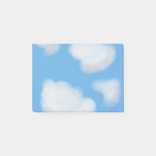 Beautiful Fluffy White Cloud Notes (Front)