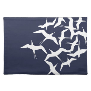 Beautiful Flying Birds Pattern Product Cloth Placemat