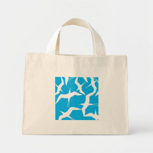 Beautiful Flying Birds Pattern Product Mini Tote Bag