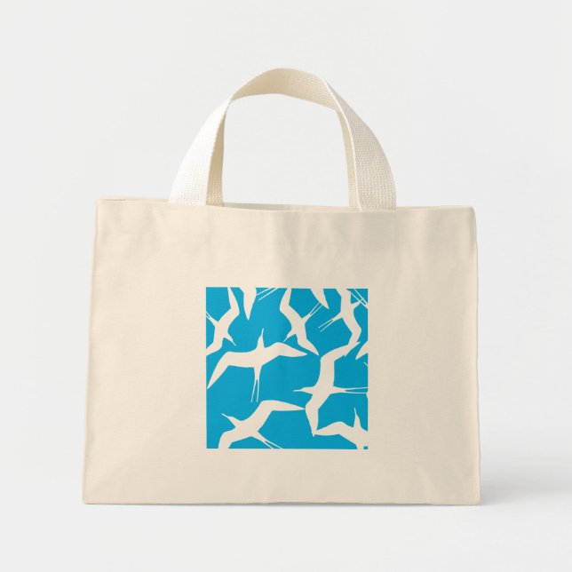 Beautiful Flying Birds Pattern Product Mini Tote Bag (Front)