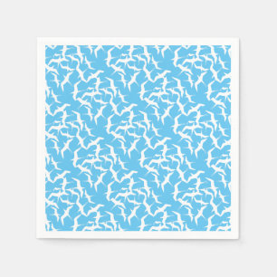 Beautiful Flying Birds Pattern Product Napkins