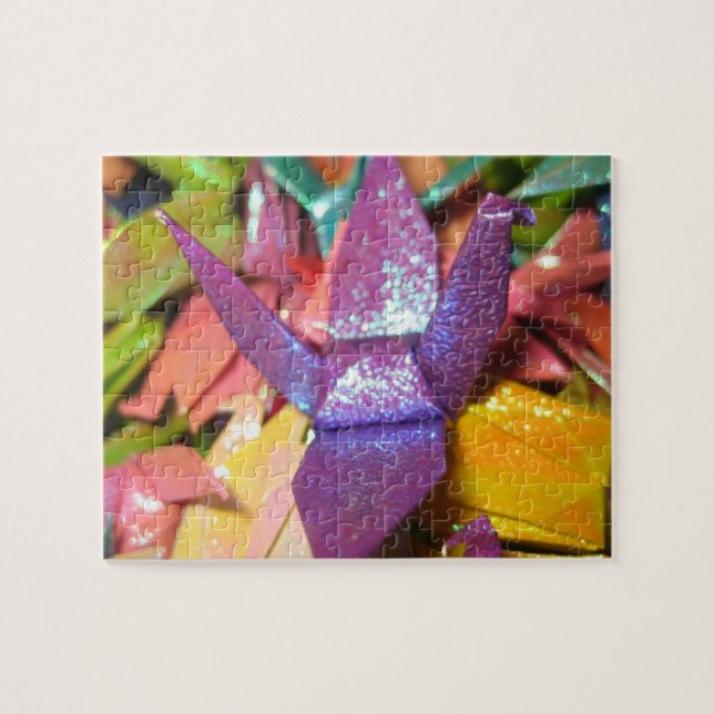 Beautiful Foil Paper Birds Jigsaw Puzzle (Horizontal)