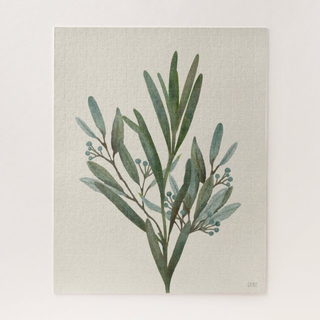 Beautiful Foliage | Sage Green Plant Jigsaw Puzzle (Vertical)
