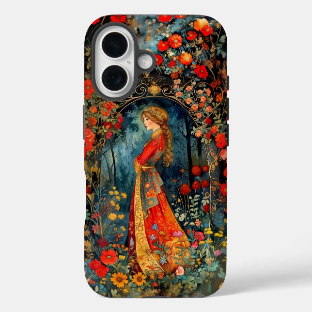 Beautiful Folk Painting girl Case-Mate iPhone Case (Back)