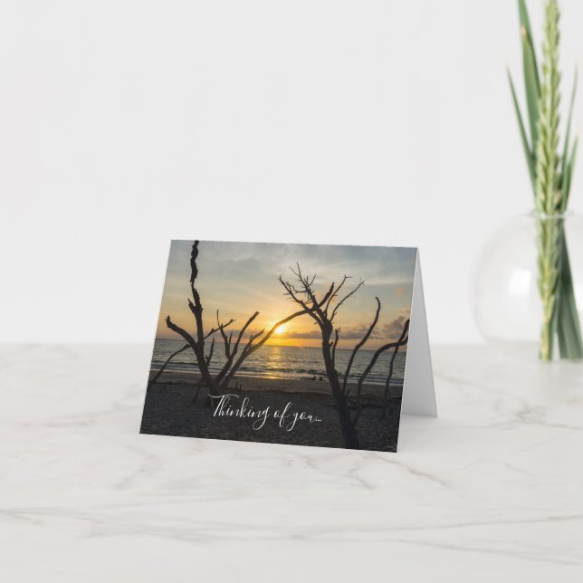 Beautiful Folly Morning Thinking Of You Card (Front)